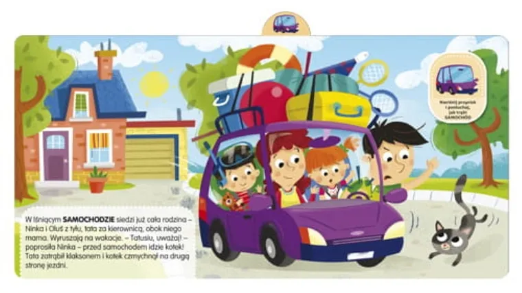 Pojazdy. Odkrywam dźwięki