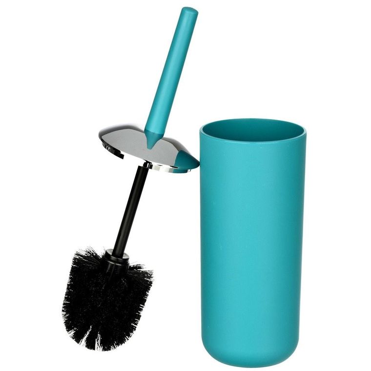 Pojemnik na szczotkę, Brasil, turkusowy + szczotka wc