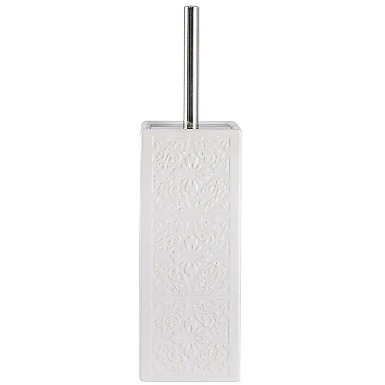 Pojemnik na szczotkę, Cordoba white + szczotka wc