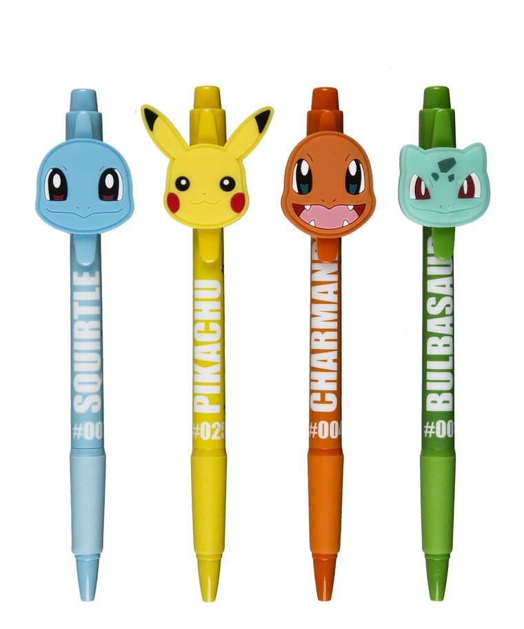 Pokemon, długopisy, 4 szt.