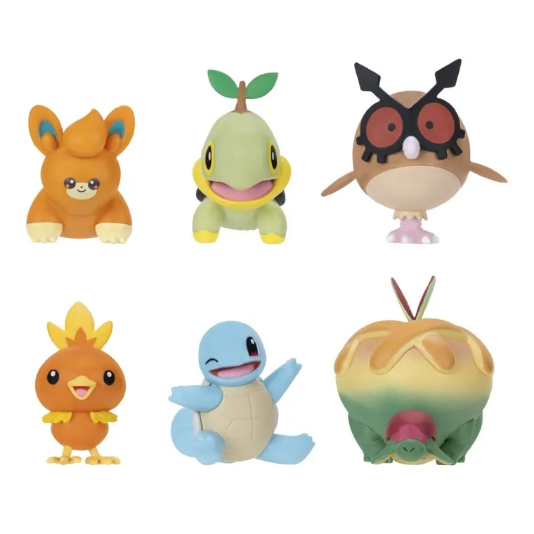 Pokemon, figurki bitewne, 6 szt.