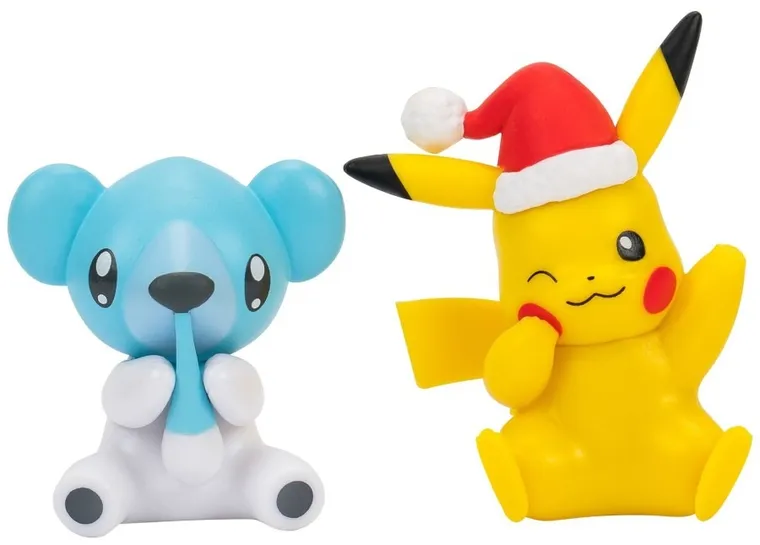 Pokemon, Holiday, Cubchoo & Pikachu, zestaw figurek bitewnych, wersja świąteczna
