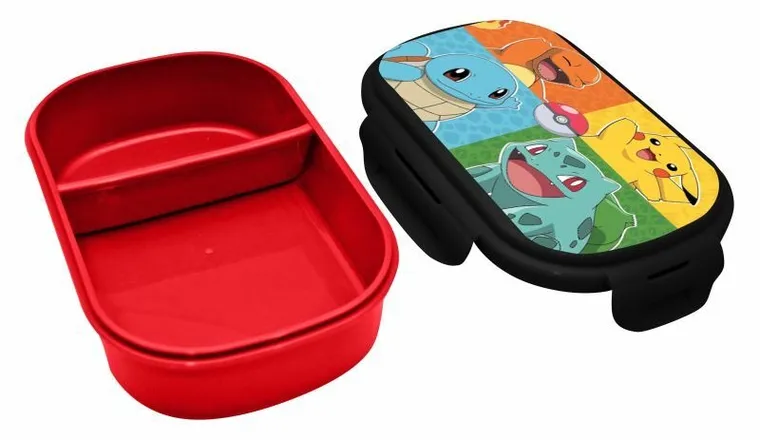 Pokemon, lunchbox + sztućce