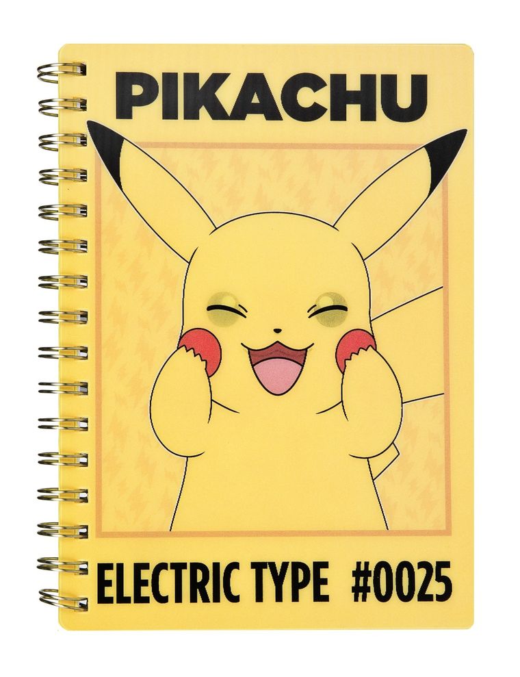 Pokemon, notes spiralny 3D, linia, A5