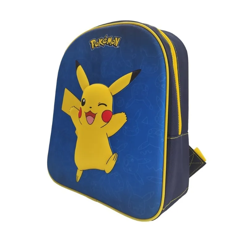 Pokemon, plecak dla przedszkolaka, 1-komorowy, Pikachu, niebieski