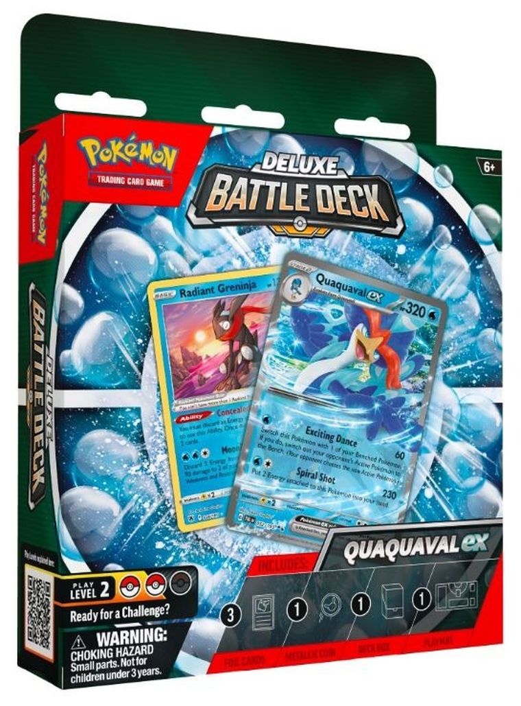 Pokemon TCG: Deluxe Battle Deck, Quaquaval EX, gra karciana