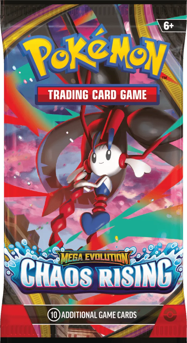 Pokemon TCG: Mega Evolution, Chaos Rising, Booster, gra karciana, dodatek