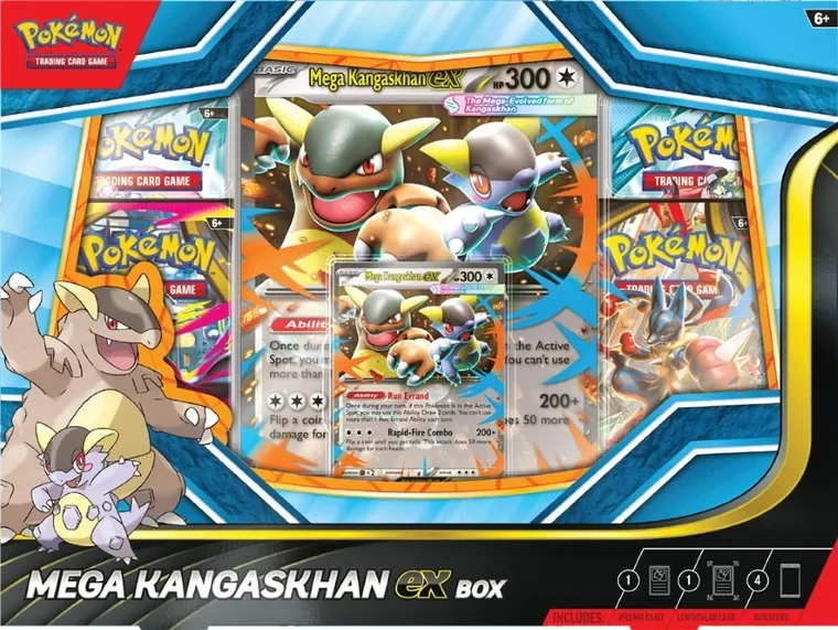 Pokemon TCG: Mega Kangaskhan ex Box, gra karciana