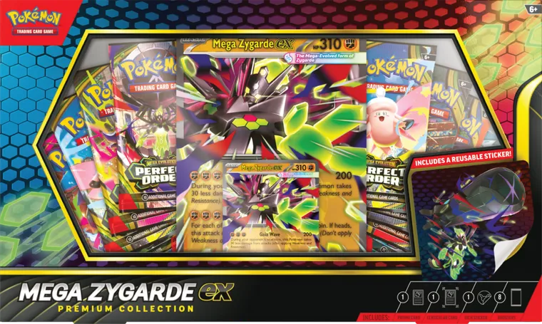 Pokemon TCG: Mega Zygarde ex, Premium Collection, gra karciana