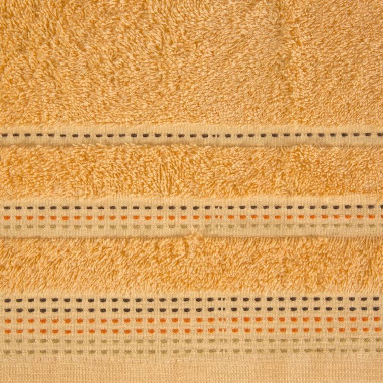 Pola, ręcznik z trzykolorową bordiurą w formie fastrygi, 30-50 cm