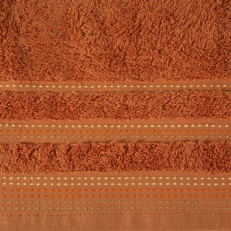 Pola, ręcznik z trzykolorową bordiurą w formie fastrygi, 30-50 cm