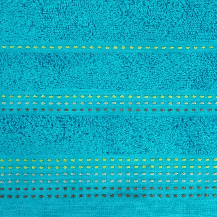 Pola, ręcznik z trzykolorową bordiurą w formie fastrygi, 30-50 cm