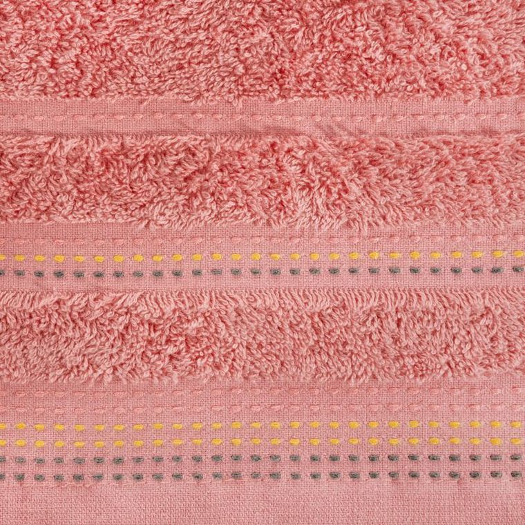 Pola, ręcznik z trzykolorową bordiurą w formie fastrygi, 50-90 cm