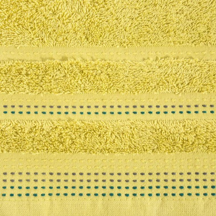 Pola, ręcznik z trzykolorową bordiurą w formie fastrygi, 70-140 cm