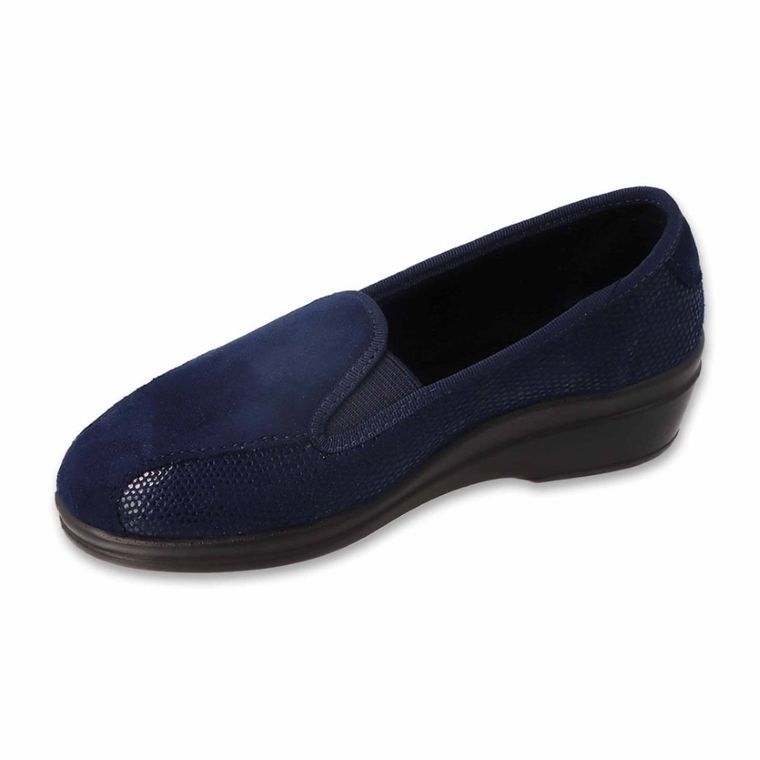 Półbuty damskie, granatowe, Dr Orto