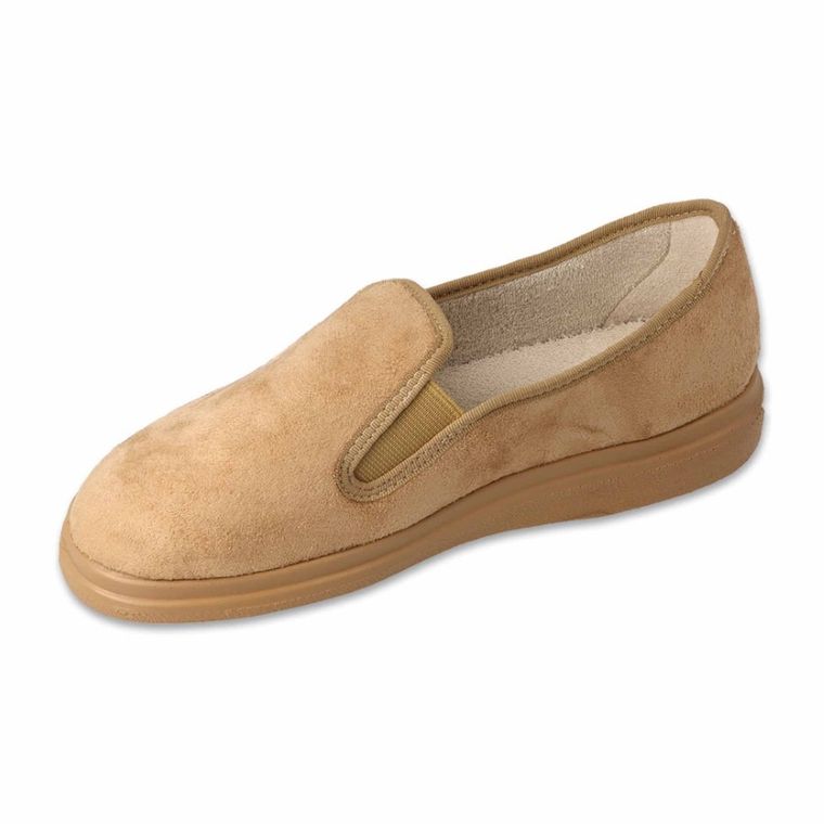 Półbuty męskie, zdrowotne, beżowe, Dr Orto