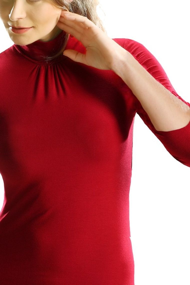 Półgolf damski, czerwony, Alice, Saltex