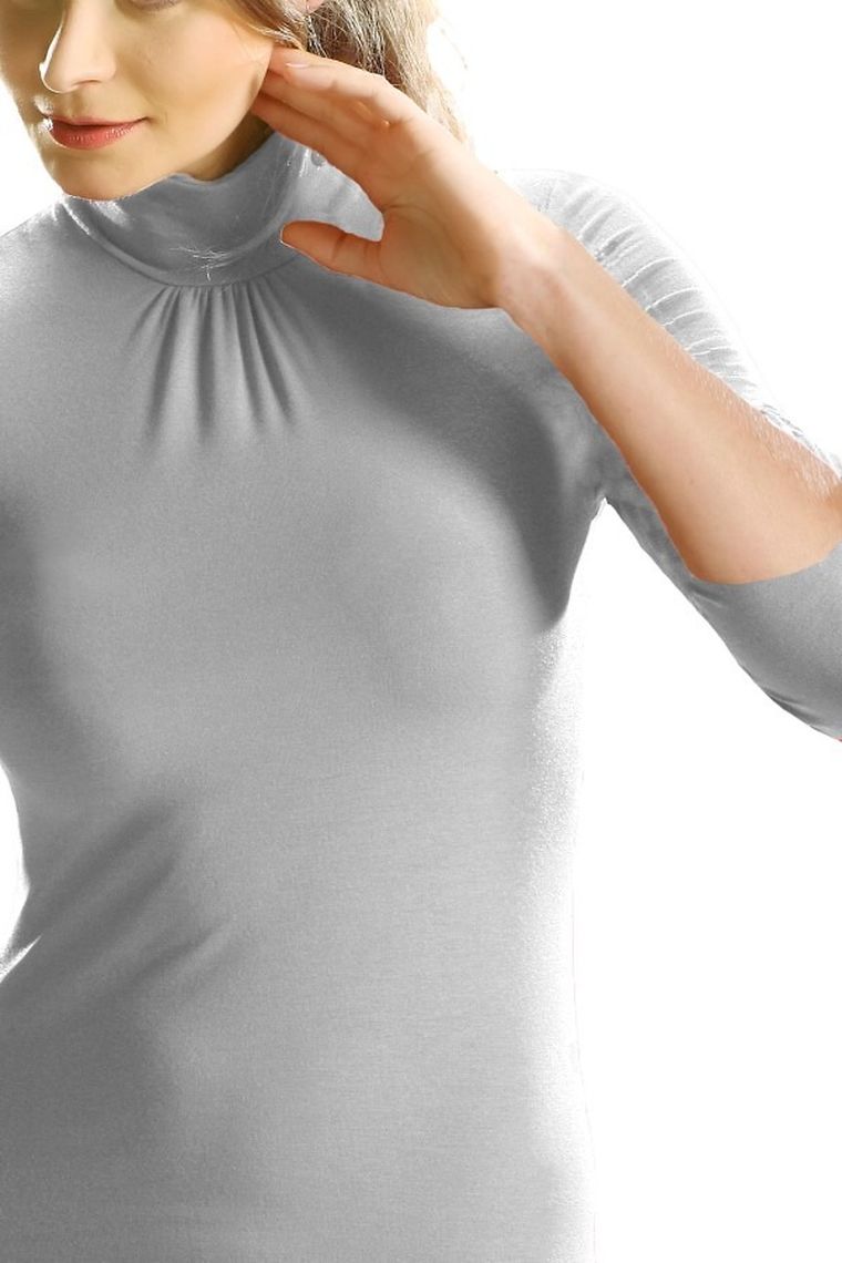 Półgolf damski, szary, Alice, Saltex