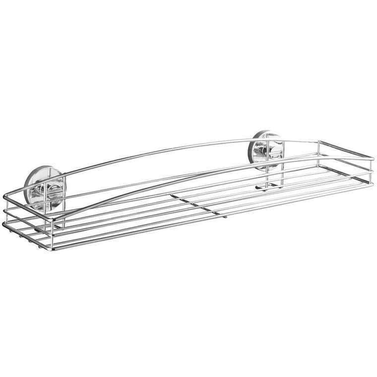 Półka łazienkowa, Milazzo, Vacuum-Loc, stal chromowana