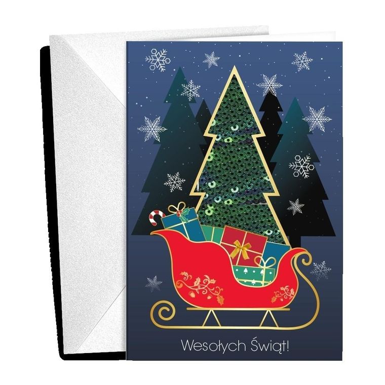 Polkart, karnet bożonarodzeniowy