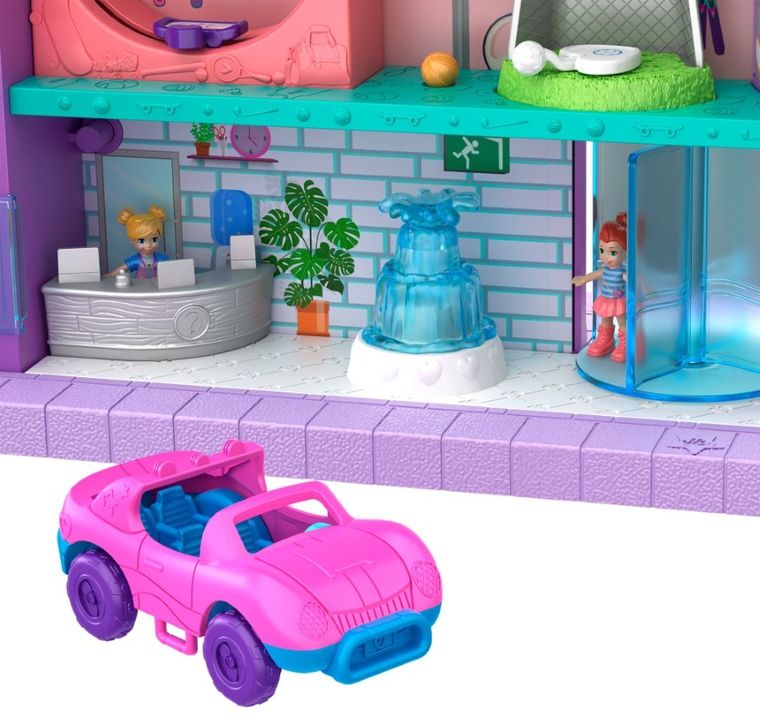 Polly Pocket, Centrum handlowe w Pollyville, zestaw z figurką i akcesoriami