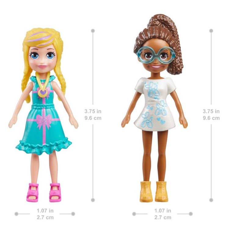 Polly Pocket, Urodzinowe przyjęcie Polly, zestaw z laleczkami i akcesoriami