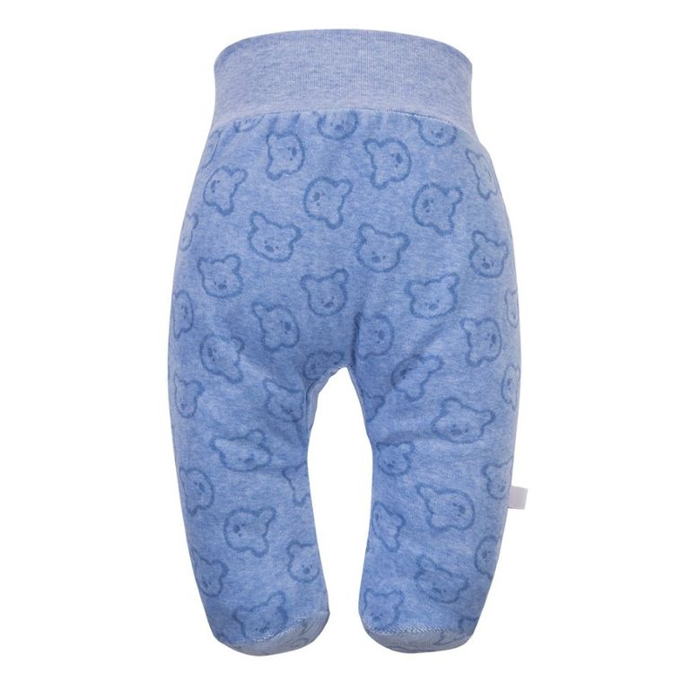 Półspiochy chłopięce, welurowe, niebieskie, Eevi