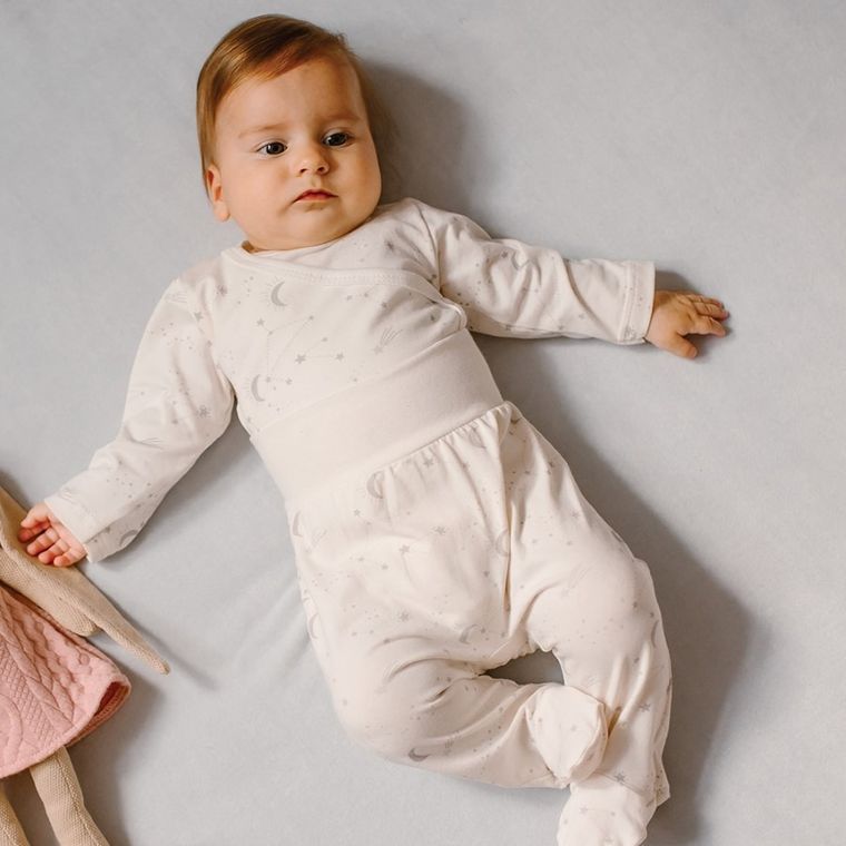 Półśpiochy niemowlęce, ecru, Eevi