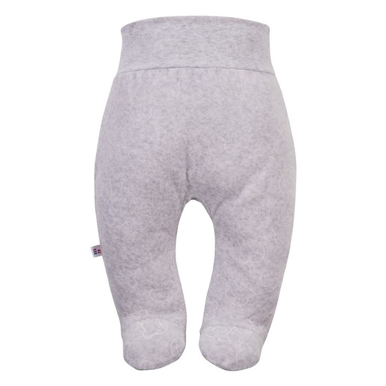 Półspiochy niemowlęce, welurowe, szare, Eevi