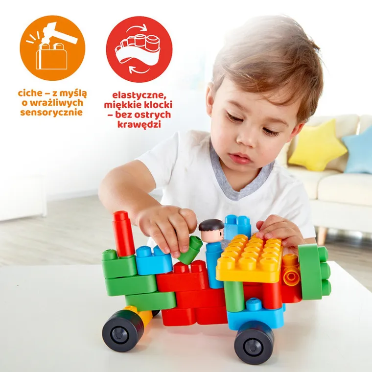 PolyM, Kreatywny zestaw startowy, klocki konstrukcyjne, 25 elementów