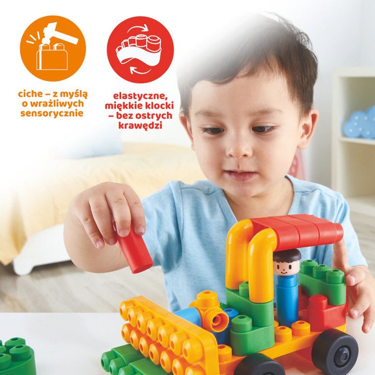 PolyM, Pojazdy opiekunów zwierząt w ZOO, klocki konstrukcyjne, 40 elementów