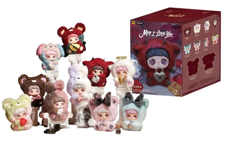 Pop Top, Hi Toys, MayMei, Kocham Cię, pluszowa figurka z zawieszką, 1 szt.