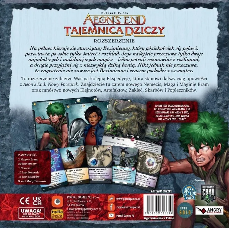 Portal Games, Aeons End: Tajemnica Dziczy, dodatek do gry