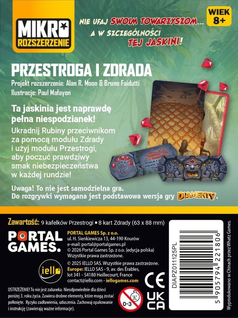 Portal Games, Diamenty: Przestroga i Zdrada, dodatek do gry