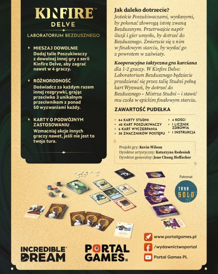 Portal Games, Kinfire Delve, Laboratorium Bezdusznego, gra strategiczna