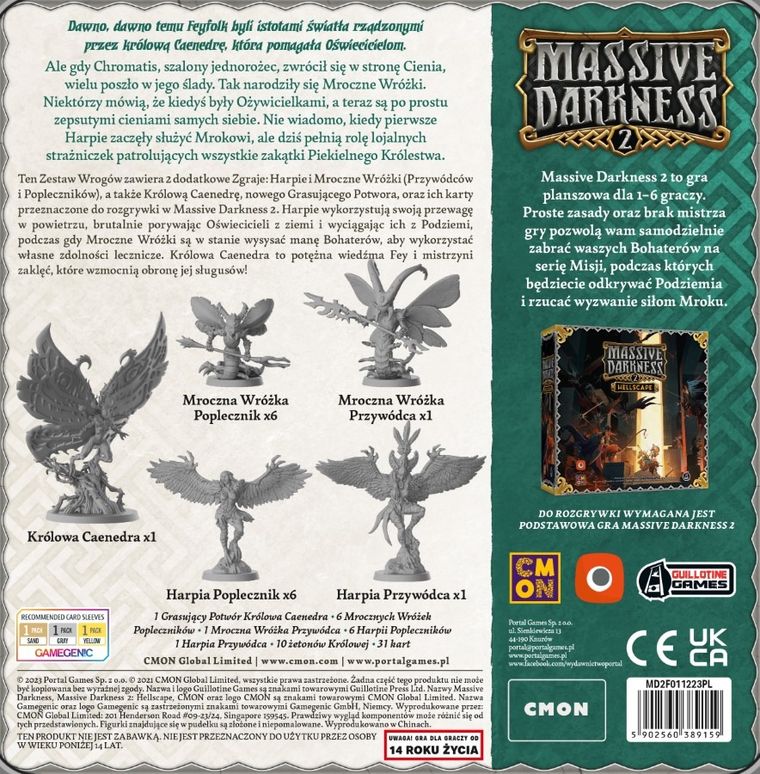 Portal Games, Massive Darkness 2: Feyfolk, zestaw wrogów, dodatek do gry