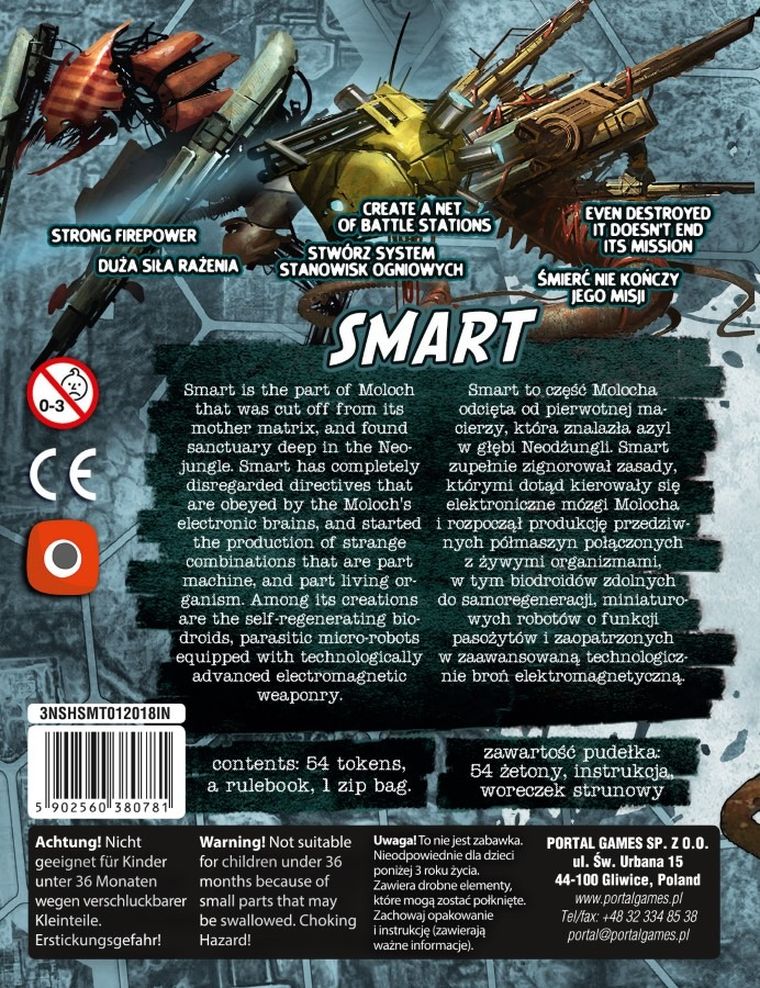 Portal Games, Neuroshima Hex: Smart (edycja 3.0), dodatek, gra strategiczna