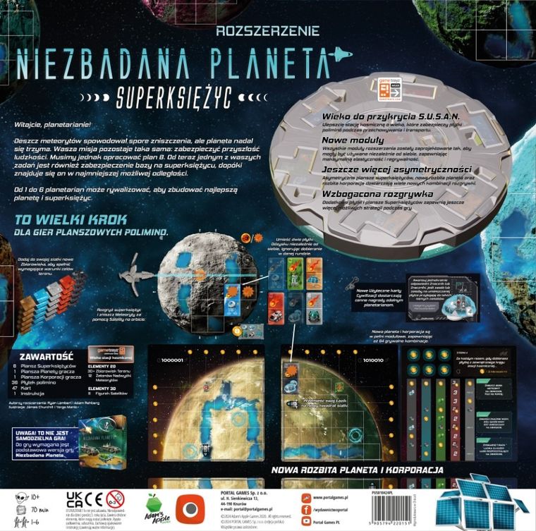 Portal Games, Niezbadana Planeta: Superksiężyc, dodatek do gry