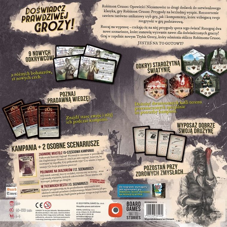 Portal Games, Robinson Crusoe: Opowieści Niesamowite, gra strategiczna