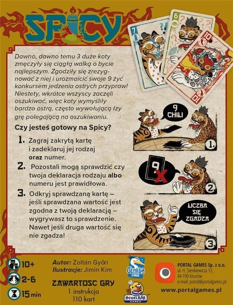 Portal Games, Spicy, gra karciana