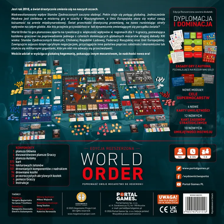 Portal Games, World Order: Edycja Rozszerzona, gra strategiczna