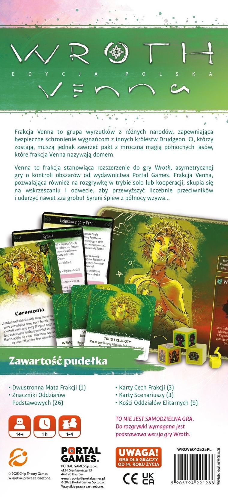 Portal Games, Wroth: Venna, dodatek do gry