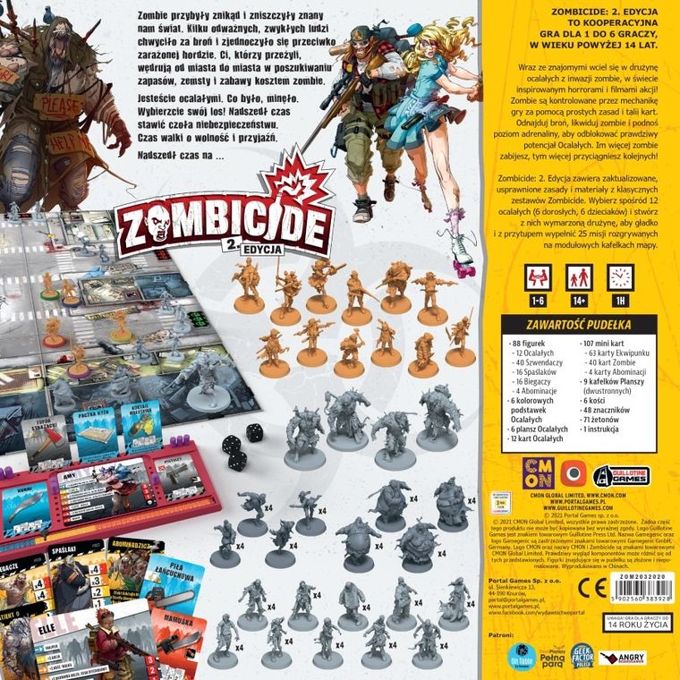 Portal Games, Zombicide 2 edycja, gra strategiczna