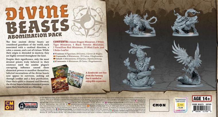 Portal Games, Zombicide: Biała Śmierć, Mistyczne Bestie, dodatek do gry