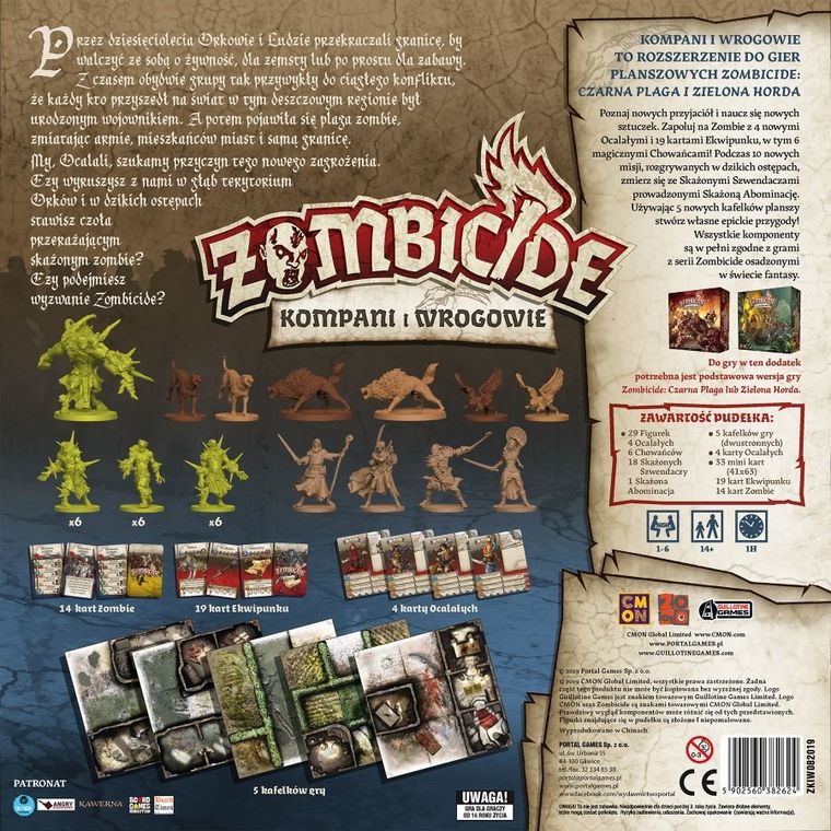 Portal Games, Zombicide: Kompani i Wrogowie, dodatek do gry