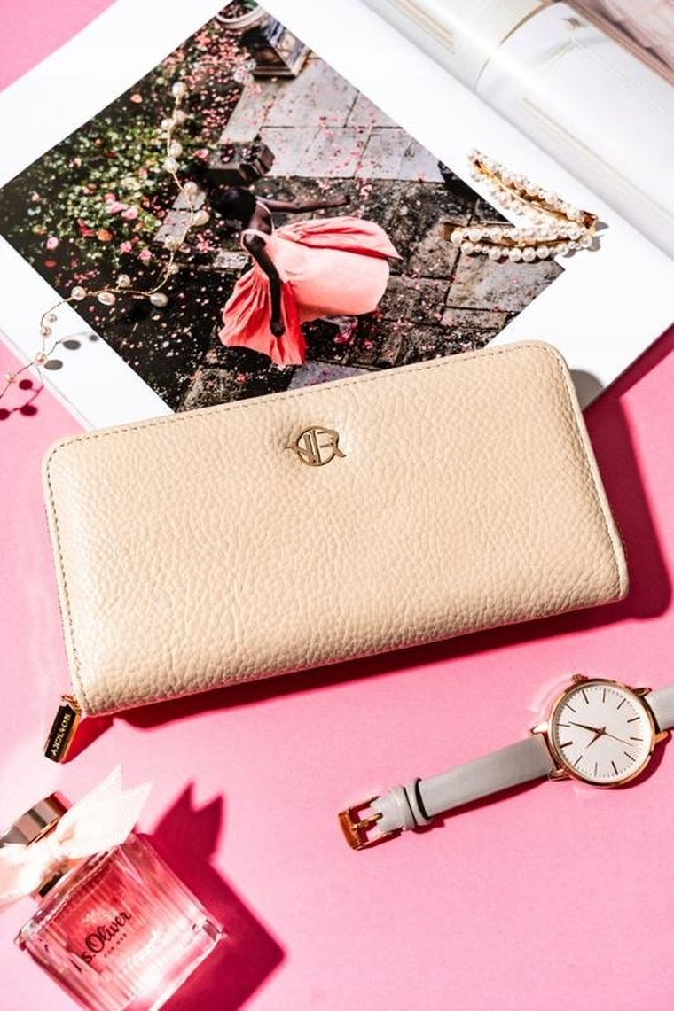 Portfel, beżowy, Rovicky