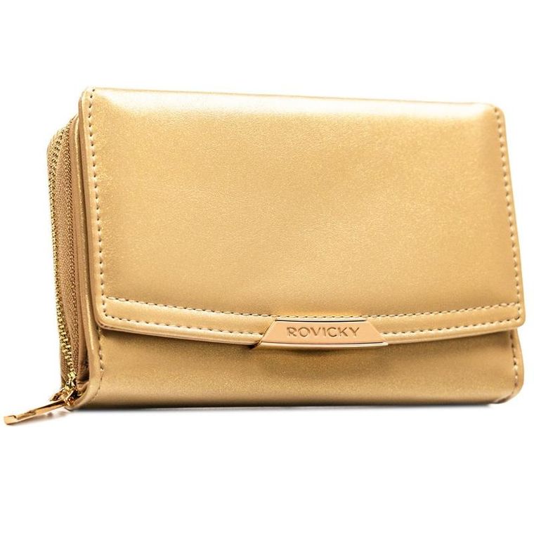 Portfel, beżowy, skóra ekologiczna, Rovicky