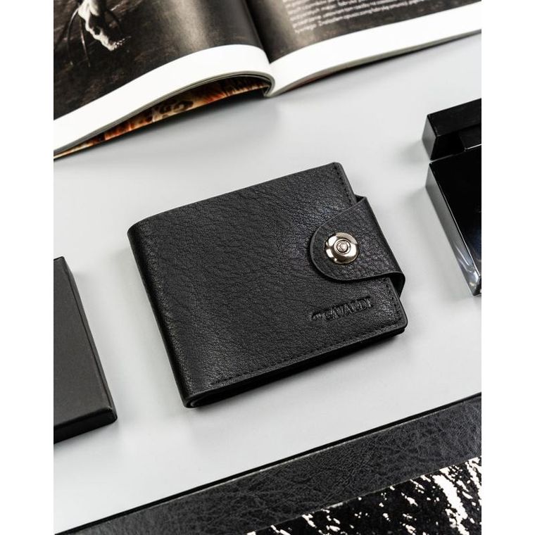 Portfel, brązowy, skóra ekologiczna, 4U Cavaldi