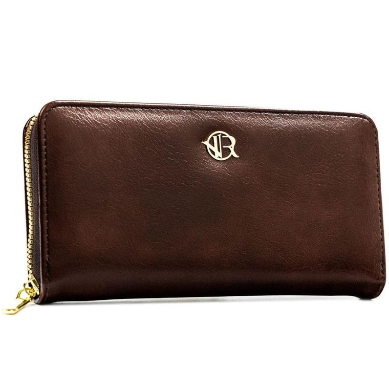 Portfel, brązowy, skóra ekologiczna, Rovicky