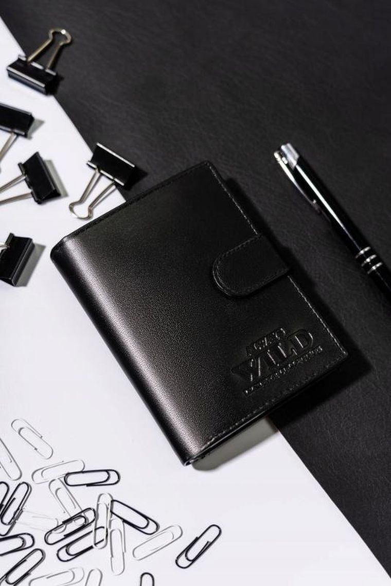 Portfel, czarny, skórzany, Always Wild